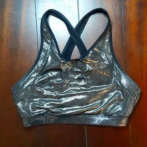 Metallic Sports Bra